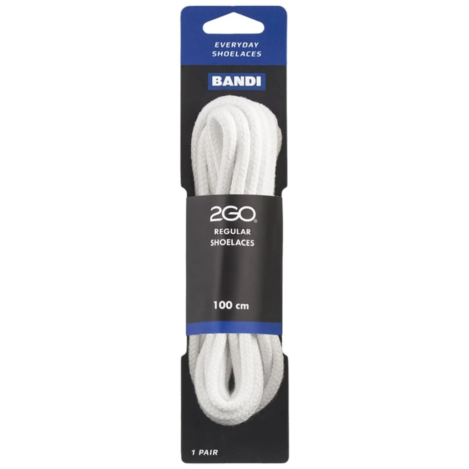 Shoelaces 177 White 100cm>2GO Hot