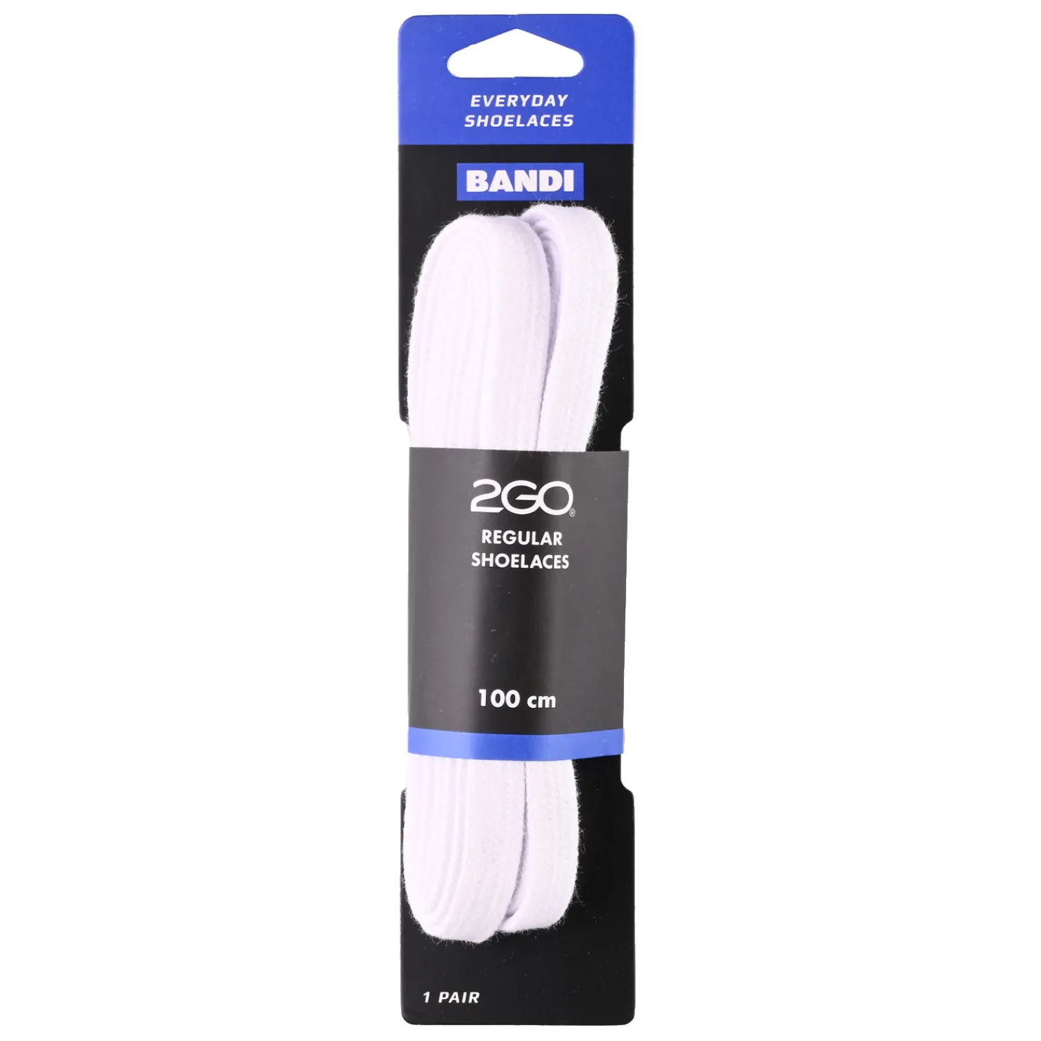 Shoelaces 199 White 100cm>2GO New