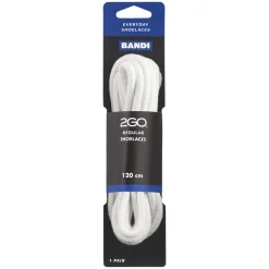 Shoelaces 182 White 120cm>2GO