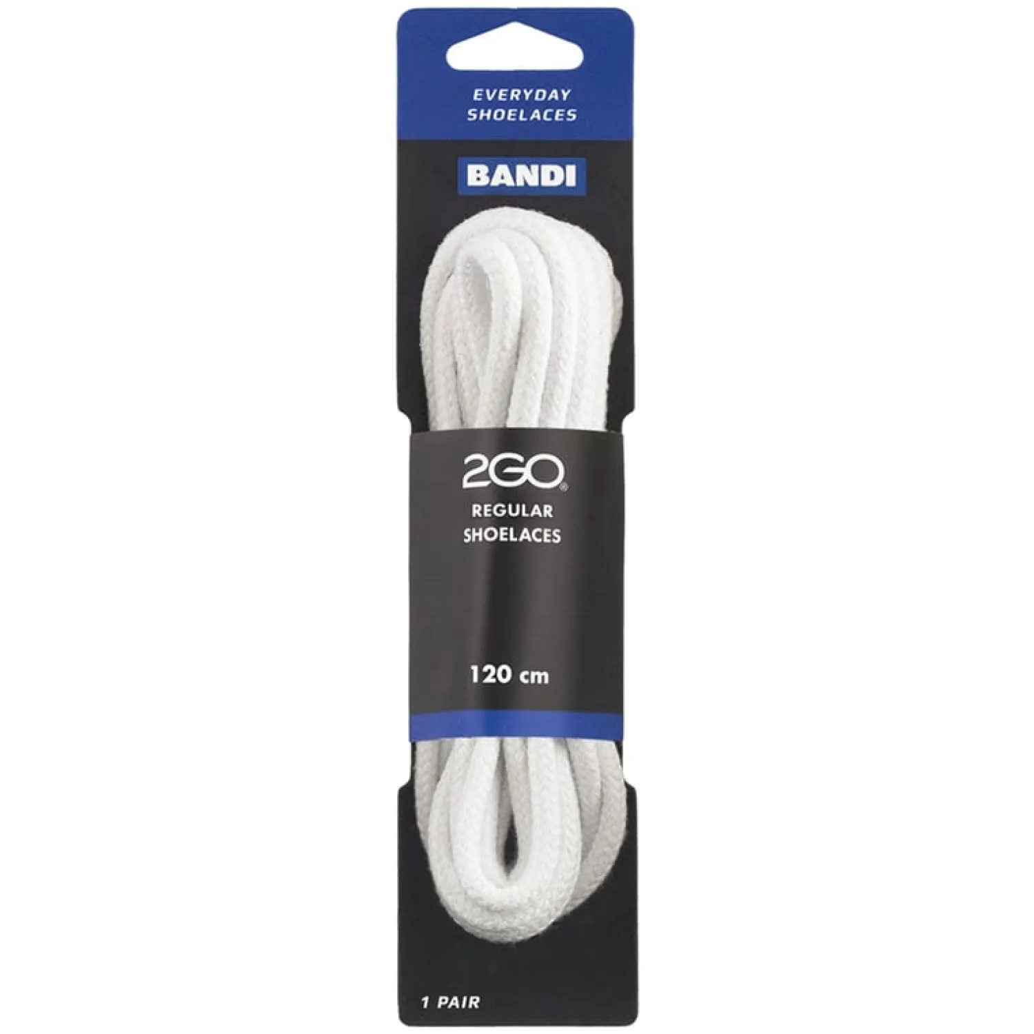 Shoelaces 182 White 120cm>2GO