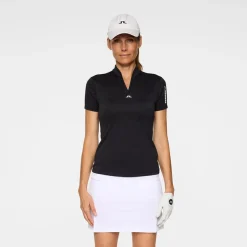 Sophie Polo Svart>J.Lindeberg Hot