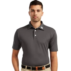 Stretch Pique Solid Grå>FootJoy New