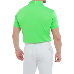 Stretch Pique Solid Grön>FootJoy