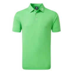 Stretch Pique Solid Grön>FootJoy