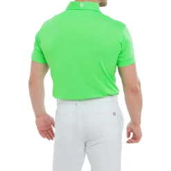 Stretch Pique Solid Grön>FootJoy