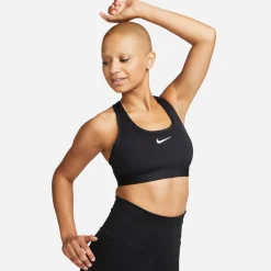 Swoosh Medium Support W Svart>Nike New