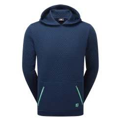 Textured Knit Hoodie Blå>FootJoy Hot
