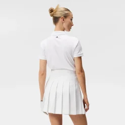 Tour Tech Golf Polo Vit>J.Lindeberg Discount