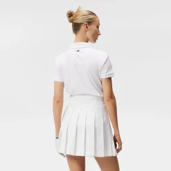 Tour Tech Golf Polo Vit>J.Lindeberg Discount