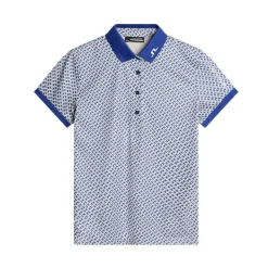Tour Tech Print Polo>J.Lindeberg Outlet