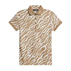 Tour Tech Print Polo>J.Lindeberg Discount