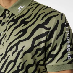 Tour Tech Print Polo>J.Lindeberg Outlet