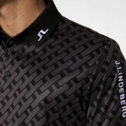 Tour Tech Print Polo>J.Lindeberg Best