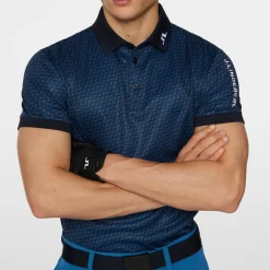 Tour Tech Print Polo>J.Lindeberg Best