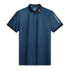 Tour Tech Print Polo>J.Lindeberg Best