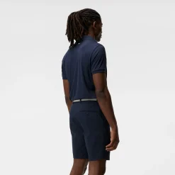 Tour Tech Reg Fit Golf Polo Blå>J.Lindeberg