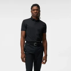 Tour Tech Reg Fit Golf Polo Svart>J.Lindeberg Online