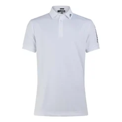 Tour Tech Reg Fit Golf Polo Vit>J.Lindeberg New