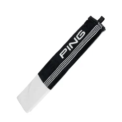 Towel Tri-fold Black/White>Ping Online