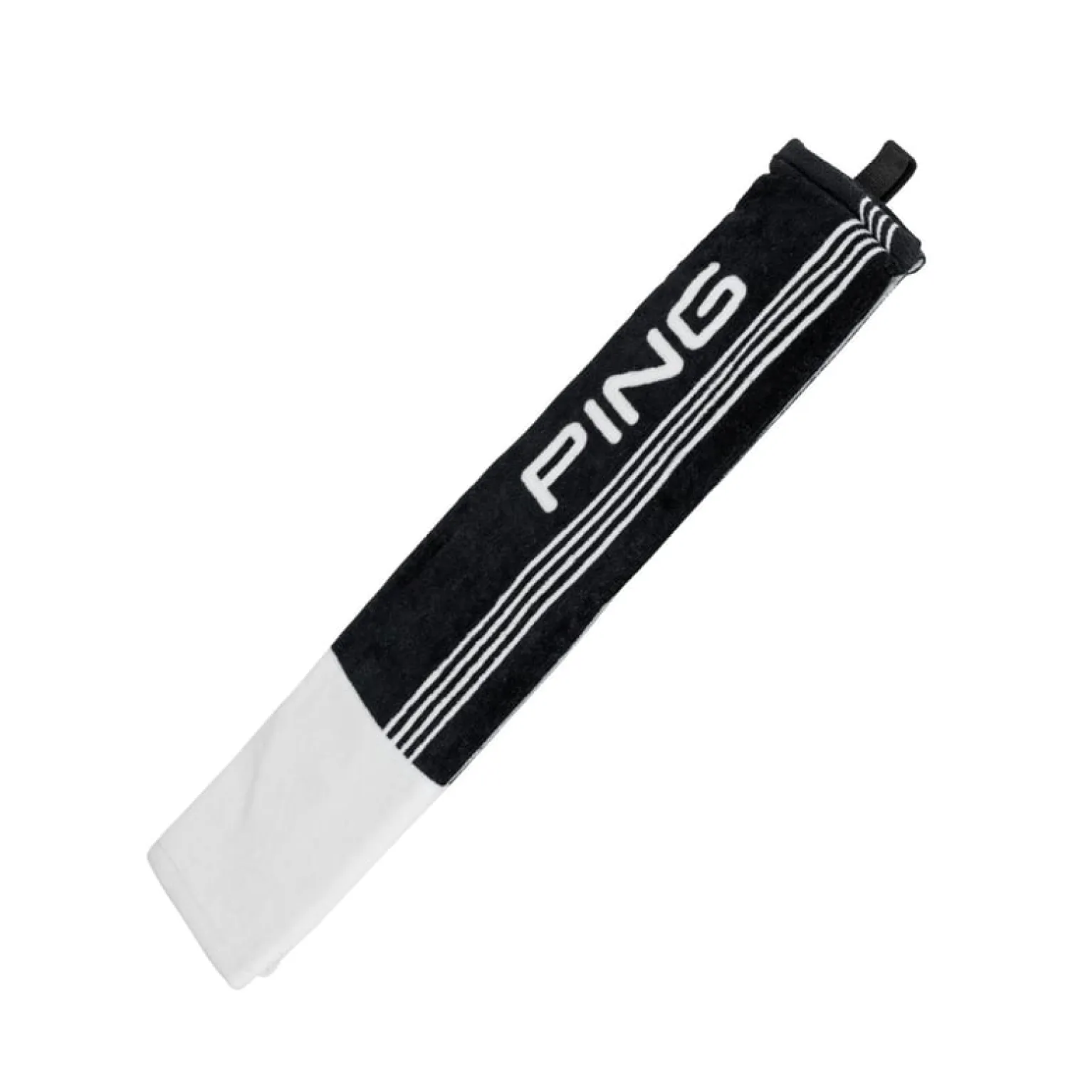 Towel Tri-fold Black/White>Ping Online