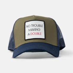 Trucker No Trouble Making a Double Grön Blå>Bogeys & Birdies Discount
