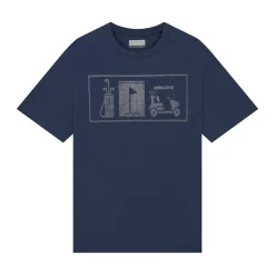 T-Shirt Graphic Crew: Blå>PGA Tour Best