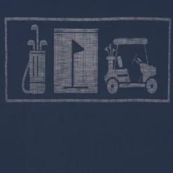 T-Shirt Graphic Crew: Blå>PGA Tour Best