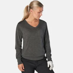 Vernon V-Neck Merino Grå>Cutter & Buck Best