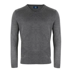 Vernon V-Neck Merino Grå>Cutter & Buck