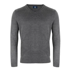 Vernon V-Neck Merino Grå>Cutter & Buck