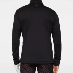Vinnie Quarter Zip Mid Layer Svart>J.Lindeberg