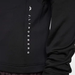 Vinnie Quarter Zip Mid Layer Svart>J.Lindeberg