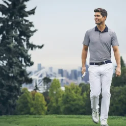 Virtue Polo Stripes Blå>Cutter & Buck Clearance