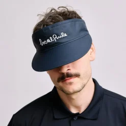 Visor Italic Logo Blå>Local Rule Outlet