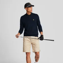 V-Neck Merino Blend Blå>Lyle & Scott New
