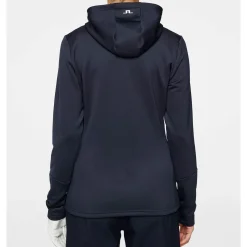 W Aerial Quarter Hood Blå>J.Lindeberg Sale