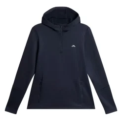 W Aerial Quarter Hood Blå>J.Lindeberg Sale