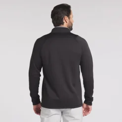Waffle Fleece 1/4 Zip Svart>Puma Discount