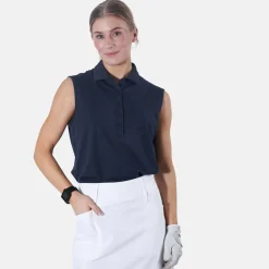 W Cray Sleeveless Blå>Abacus Hot