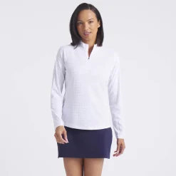W Houndstooth 1/4 Zip>Puma Online