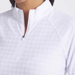 W Houndstooth 1/4 Zip>Puma Online