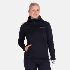 W Light Zip Hood Svart>Peak Performance Clearance
