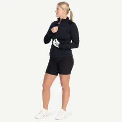 W Mid Layer Full-Zip 2.0 Svart>Bogeys & Birdies Best