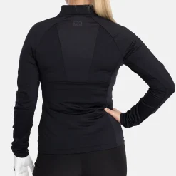 W Mid Layer Full-Zip 2.0 Svart>Bogeys & Birdies Best