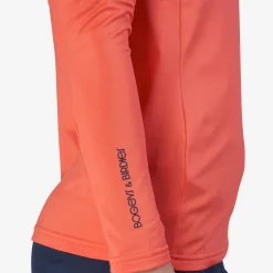 W Mid Layer LS Zip Röd>Bogeys & Birdies Online