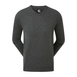 Wool Blend V-Neck Grå>FootJoy Outlet