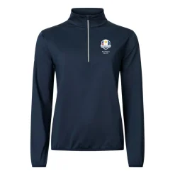 W Rc25 Cradoc Halfzip Fleece Blå>Abacus Sale