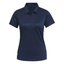 W Solid Performance Short Sleeve Polo Shirt Blå>Adidas New