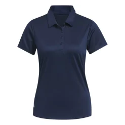 W Solid Performance Short Sleeve Polo Shirt Blå>Adidas New