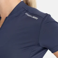 W Tech Blade V-Neck Tee 2.0 Blå>Bogeys & Birdies Outlet